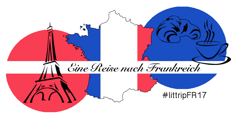 Logo der Blog-Aktion zur Buchmesse "Eine Reise nach Frankreich - #littripFR17"