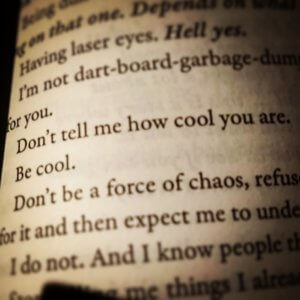 Zitat von Lee Hollis: Don't tell me how cool you are. Be cool.