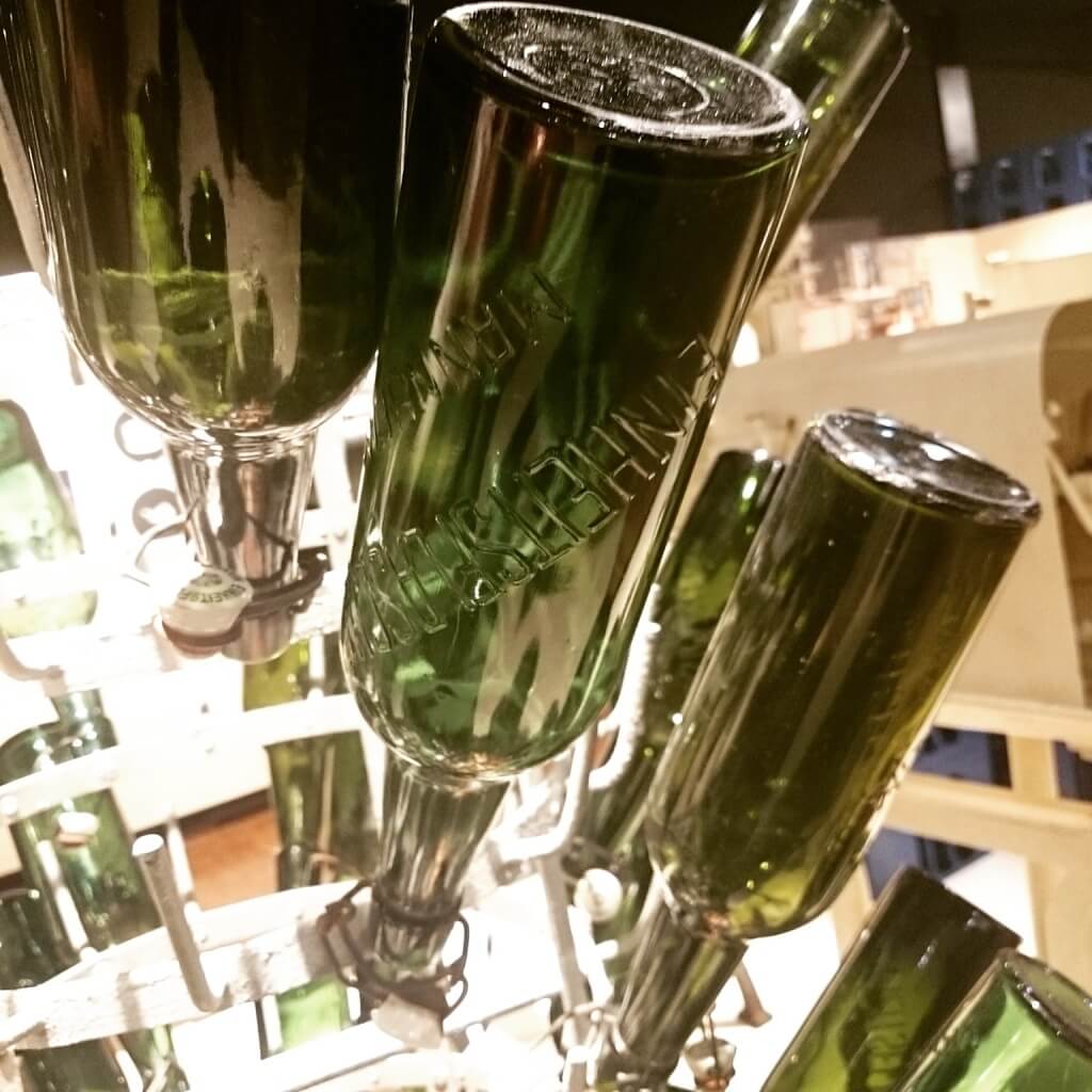 Mannheimer Einheitsflasche. Bier Ausstellung Technoseum