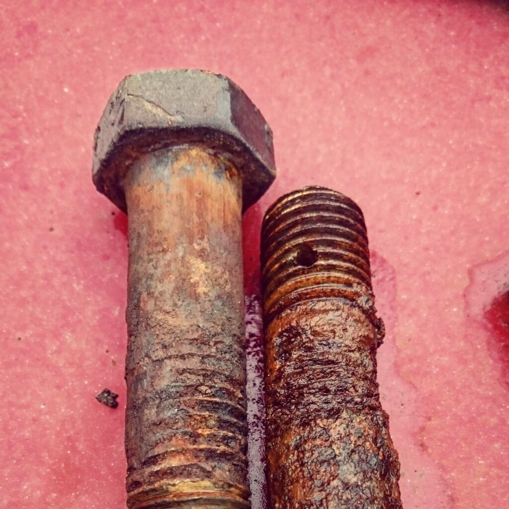 Rostige Schrauben Historische Eisenbahn Mannheim Museum und Verein