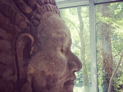 Museum Hombroich Blick aus einem Ausstellungsgebäude