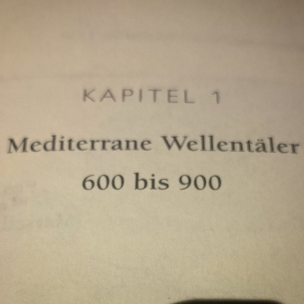 Geschichte des Mittelmeers. Kapitel 1.