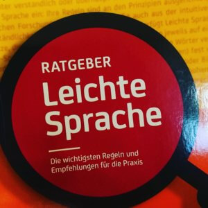 Buchcover: Ratgeber Leichte Sprache aus dem Duden Verlag