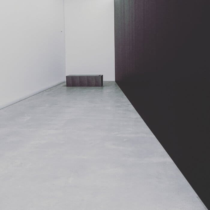 schräger Raum in der neuen Kunsthalle Mannheim