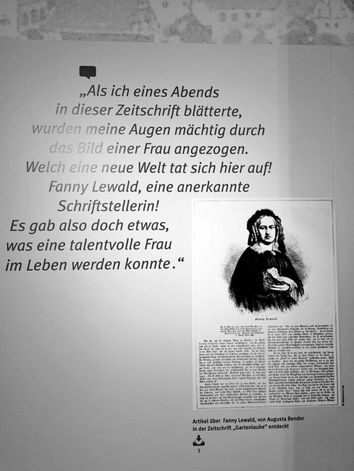Fanny Lewald - ein Vorbild von Augusta bedner