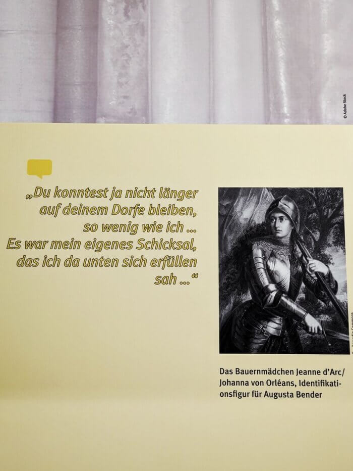 Jeanne d'Arc - Augusta Bender schwärmte für sie