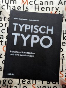 Buch Typisch Typo. Bekannte Schriftarten und ihre Geheimnisse aus dem Midas Verlag
